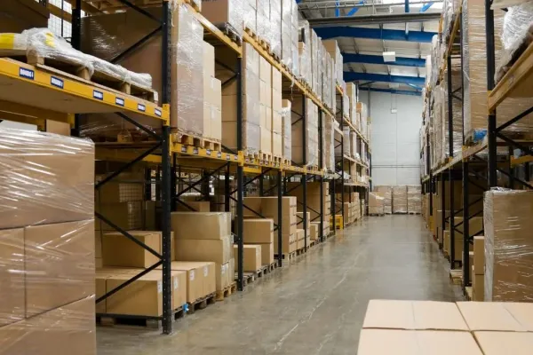 Person scanning inventory with a smartphone